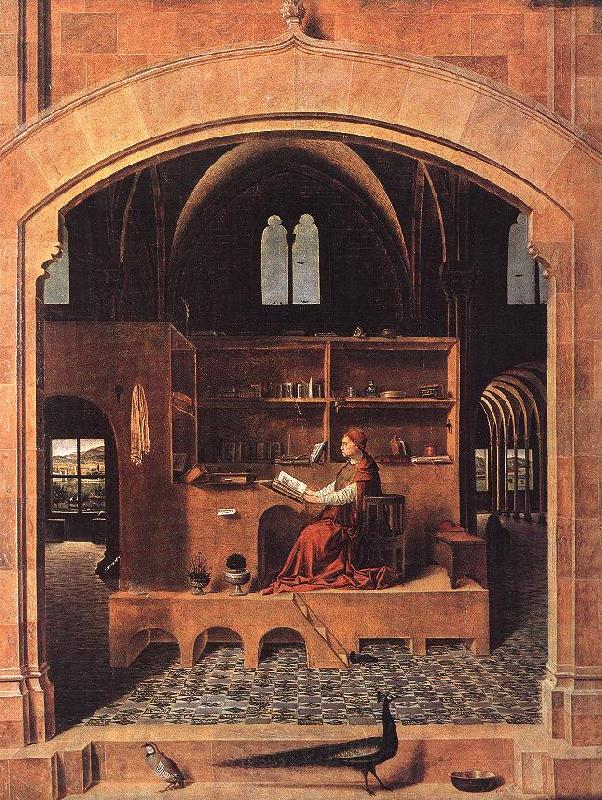 Antonello da Messina St Jerome in his Study